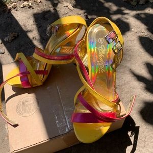 Yellow heels